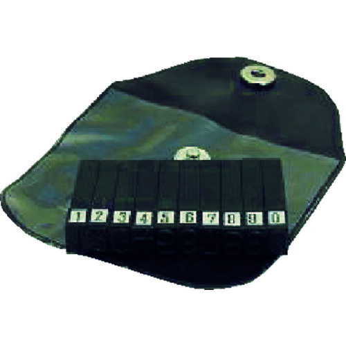 浦谷 ハイス精密組合刻印 数字セット6.0mm [UC-60S] 販売単位：1 送料無料