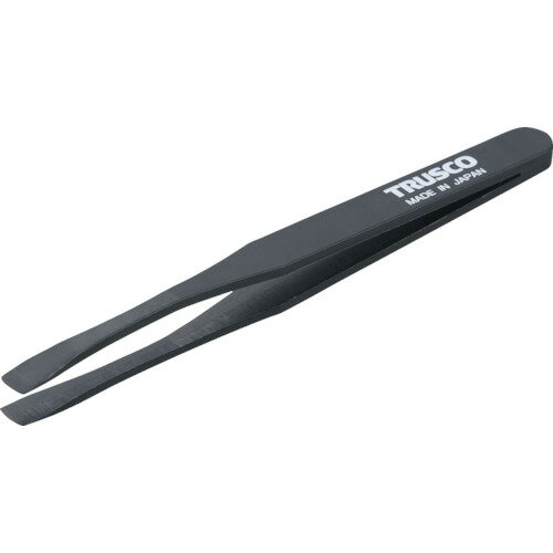 TRUSCO トラスコ中山 プラスチック製ピンセット 120mm 先丸平型 [TPP-234] 販売単位：1