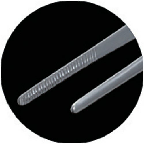 ステンレス製ピンセット TRUSCO トラスコ中山 ステンレス製ピンセット 115mm 直ギザ付 [TSP-20] 販売単位：1