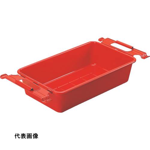 TRUSCO トラスコ中山 取手付パーツBOX 有効内寸360X245X118 赤 [M-5 R] 販売単位：1