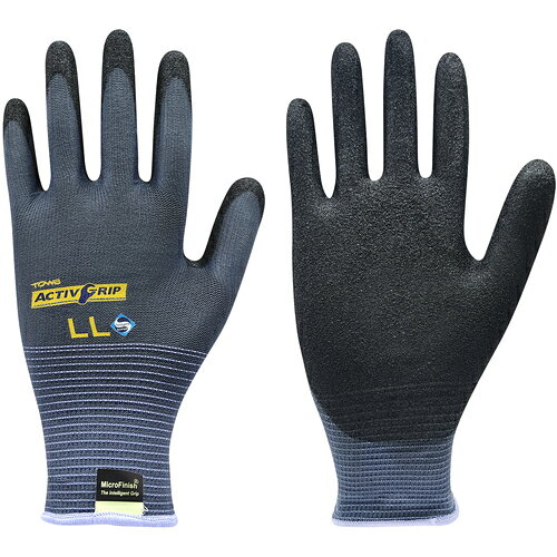 トワロン ニトリル背抜き手袋 アクティブグリップ LL ニトリルゴム背抜き手袋 [581-2L] 販売単位：1(4)