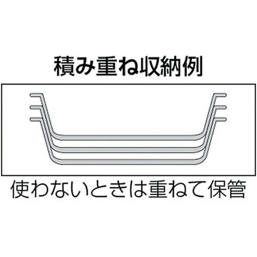 TRUSCO トラスコ中山 パーツBOX浅型 有効内寸488X304X43 赤 [KA-2 R] 販売単位：1