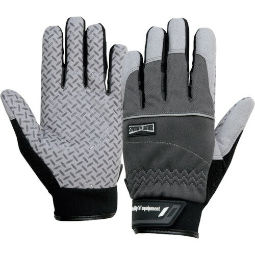 おたふく 超重作業用マイクロファイバー手袋+シリコンゴム グレー M [K-86-GR-M] K86GRM 販売単位：1