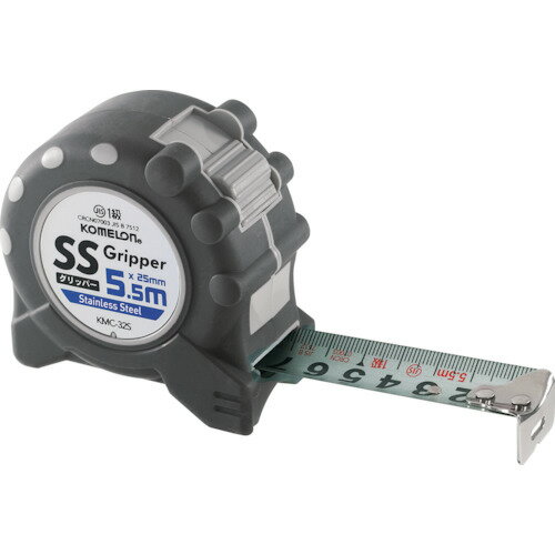 ロックタイプ KOMELON SSグリッパー ステンレス 19mm幅 5.5m [KMC-32S-55-19] KMC32S5519 販売単位：1
