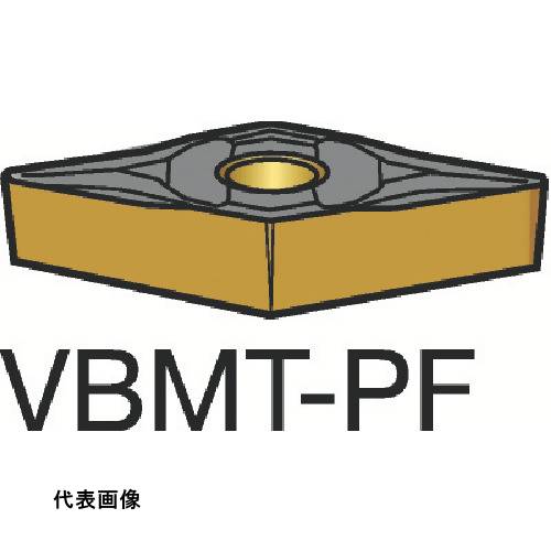 ターニングチップ SANDVIK コロターン107 旋削用ポジチップ(120) 1515 [VBMT 16 04 02-PF 1515] 10個セット 送料無料