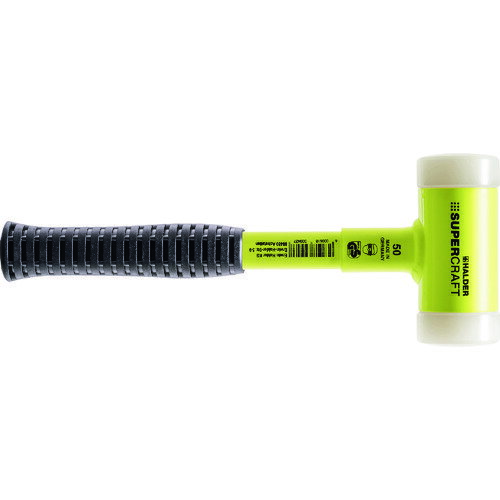 HALDER SUPERCRAFTハンマー スティール製ハンドル付ナイロン白 頭径60mm、長さ325mm [3377.160] 3377.1..