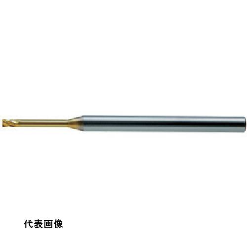 ユニオンツール 超硬エンドミルHLRS 4枚刃ロングネックラジアス φ1×R0.2×有効長3 [HLRS4010-02-030] 販..