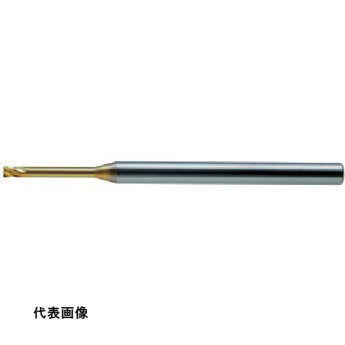 ユニオンツール 超硬エンドミルHLRS 4枚刃ロングネックラジアスφ2.5×R0.1×有効長8 [HLRS4025-01-080] 販売単位：1 送料無料