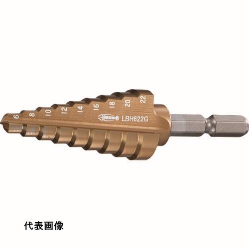 六角軸タイプ エビ ステージドリル コーティング 5段 六角軸 4-12 [LBH412AG] 販売単位：1 送料無料