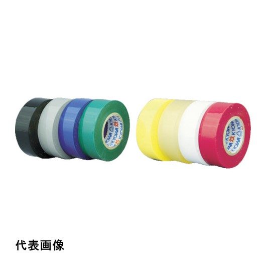 パイロン ビニルテープ 19mm×20m 白 10巻入り [HF-536-C] 販売単位：1