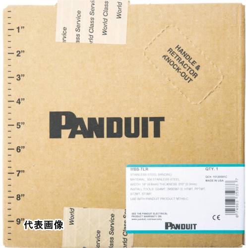 結束バンド 工具 ケーブル 配線 固定 ステンレス製 PANDUIT MLTタイプ 長尺ステン...