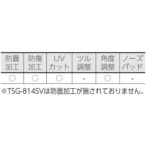 TRUSCO トラスコ中山 二眼型セーフティグラス ゴーグルタイプ レンズグレー 二眼型...