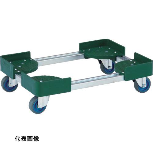 乐天商城 - 伸縮式 TRUSCO トラスコ中山 伸縮式コンテナ台車 内寸300-400X500-600 スチール製 [FCD-3050-ALG] 販売単位：1 送料無料