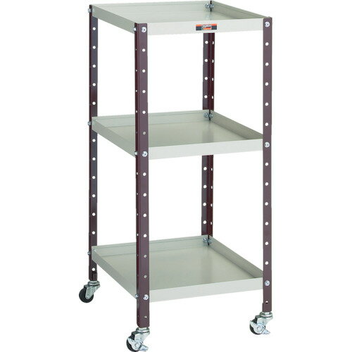 スチール製ワゴン ボルトタイプ TRUSCO トラスコ中山 V型ツールワゴン 350X420XH798 3段 [VS-13] 販売単位：1 送料無料(4.0)