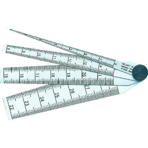 4989999320602｜229-5717 [TG267M] 1個販売こちらの商品はメール便対応商品です。メール便対応数：10（※1回のご注文で対応数の合計が101以上だとメール便は対応できませんので予めご了承下さい。) システム上、送料無料と表記されていても、沖縄県・離島宛、大型商品は追加料金をいただく場合があります。別途費用が発生する場合、システムの都合上ご購入時の自動配信メールには追加料金が含まれておりません。当店でご注文内容を確認し、別途メールにてご請求金額を連絡致します。商品画像については実際の製品と異なる場合がございます。あくまでも商品のスペックをご確認の上ご注文をお願いいたします。※この商品は受注発注の商品です。その為メーカーに在庫がない場合がございます。その場合は大変申し訳ございませんがキャンセルとさせて頂きます。予めご了承下さい。229-5717特長幅のテーパーを利用して管の内径・穴径の測定用として使用します。枚数は4枚です。焼き入れ品です。用途溝・すき間などの測定に。仕様長さ(mm)：144測定範囲(mm)：1〜29(0.05目盛)最大許容誤差(mm)：±0.05仕様2器差：±0.05mm材質_仕上ステンレス（SUS420J2）質量80.000G注意提供不可：chemSHERPA、SDS、ミルシート原産国日本JANコード4989999320602「ルーペスタジオ」では、拡大鏡(虫眼鏡/ルーペ)、双眼鏡、単眼鏡、望遠鏡などのレンズ製品を主に取り扱っております。工具製品は常には在庫しておらずお取りよせとなります。ご了承下さい。ゲージ テーパーゲージTRUSCO テーパーゲージセット 関連商品へ