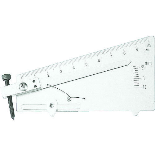 TRUSCO トラスコ中山 溶接ゲージ 精密アンダーカット測定用 1目盛0.2mm [TWGU-2S] 販売単位：1 送料無料