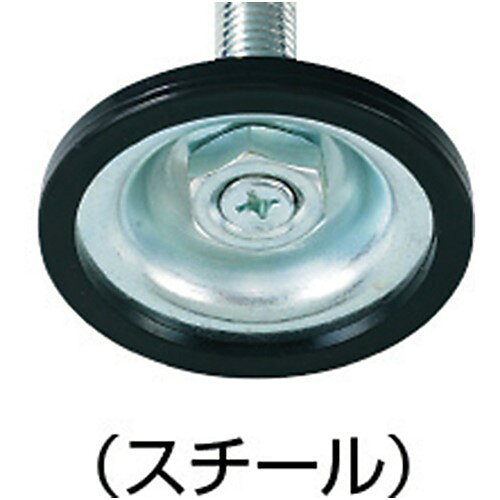 TRUSCO トラスコ中山 アジャスターボルト 500kgタイプ M16×180 スチール 台座部樹...