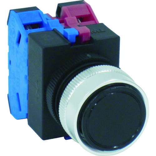 乐天商城 - IDEC Φ22丸平形押しボタンスイッチ [ABW111B] 販売単位：1