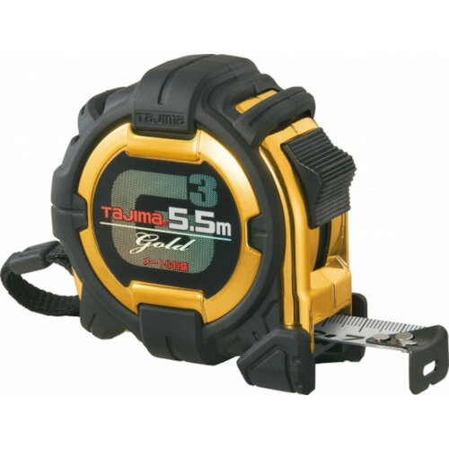 ゴムカバータイプ タジマ G3ゴールドロックー19 5.5m メートル目盛 [G3GL19-55BL] 販売単位：1(4)