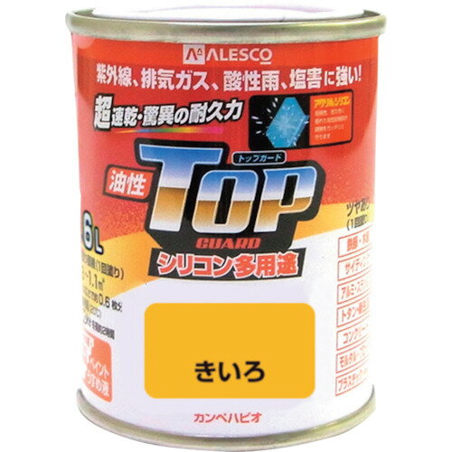 建物用 油性 KANSAI カンペ 油性トップガード1.6Lきいろ [00017640551016] 1190551 販売単位：1 送料無料