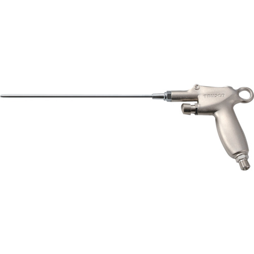 アルミボディ TRUSCO トラスコ中山 エアダスター ボタン式 ニップルタイプ ノズル200mm [TD-10B-2] 販売単位：1