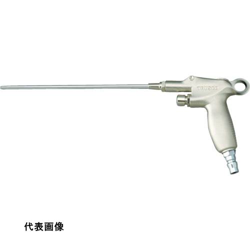 アルミボディ TRUSCO トラスコ中山 エアダスター ボタン式 ニップルタイプ ノズル300mm [TD-10B-3] 販..