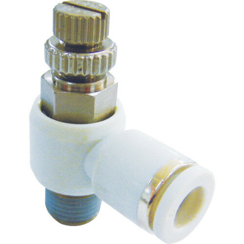 Rakuten - CONVUM スピードコントローラ エルボ形 適合チューブ外径8mm [WNSE08-02-O] 販売単位：1