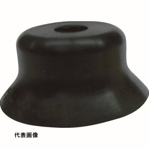 CONVUM 吸着パッド 平型ワンタッチ取付 Φ15 ニトリルゴム 黒色 [PFG-15A-N] 販売単位：1
