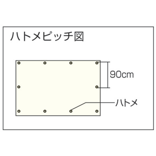 ユタカメイク シート #3000BLUESHEET(OB) 3.6m×5.4m [BLS-11] 販売単位：1