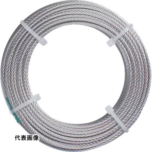 TRUSCO トラスコ中山 ステンレスワイヤロープ ナイロン被覆 Φ2.0(2.5)X5m [CWC-2S5] 販売単位：1
