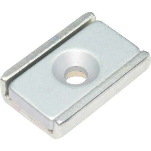 MAGNA ネオジ磁石プレートキャッチ(角形・キャップ付)(5個入) [1-NCC20L] 販売単位：1 送料無料