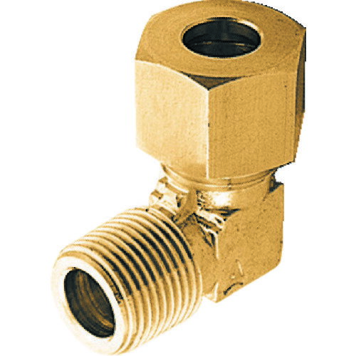 リングジョイント 銅管用 ASOH リングエルボ PT1/8XΦ4 [RL-1104] 販売単位：1