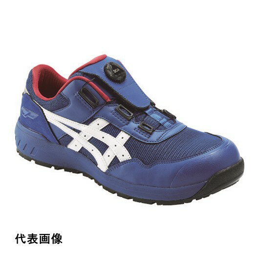 アシックス ウィンジョブCP209 BOAアシックスブルー/ホワイト 25.0cm asics 安全 靴 [1271A029.400-25.0] 1271A029.40025.0 販売単位：1 送料無料