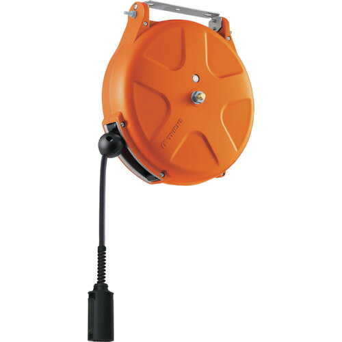TRIENS 耐火花性ソフトホースリール 内径6.5mm×13m オレンジ [SHS-213SB-O ...