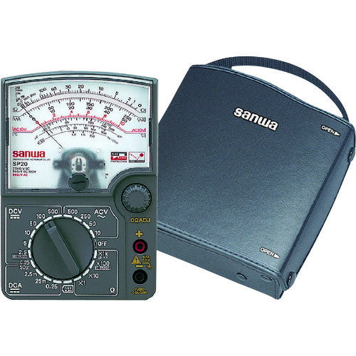 SANWA アナログマルチテスタ ハードケース付き [SP20/C] SP20C 販売単位：1 送料無料