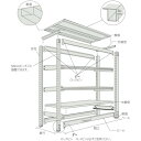 TRUSCO トラスコ中山 スチールラック M3型用追加棚板セット 900X471 中受付 ネオグレー [M3-T35S NG] 販売単位：1 2