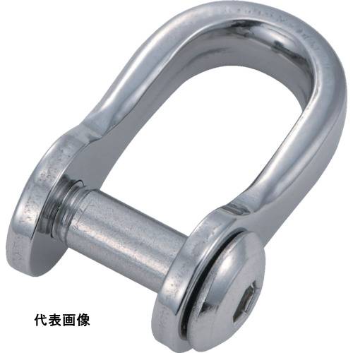 TRUSCO トラスコ中山 沈み半丸シャックル ステンレス製 6mm 2個入 [TSHS-6] 販売単...