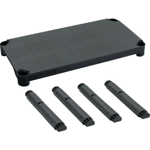 TRUSCO �ȥ饹���滳 �ץ�ê�� ê�ĥ��å� ê�Ĵֳֹ⤵515mm�ѵ�4���� �Ĥ�ä��֥�å� [TPT-344S-MBK] TPT344SMBK ����ñ...