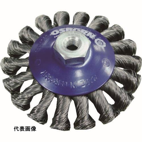 4526587364671｜382-6716 [622151] 1個販売商品画像については実際の製品と異なる場合がございます。あくまでも商品のスペックをご確認の上ご注文をお願いいたします。※この商品は受注発注の商品です。その為メーカーに在庫がない場合がございます。その場合は大変申し訳ございませんがキャンセルとさせて頂きます。予めご了承下さい。382-6716特長最適な腰の強さとバランスで、効率の良い作業ができます。コーナー部の取り残しが少なく、ワイヤの折れが少ない長寿命品です。用途バリ取り、表面処理、サビ落とし、スケール除去作業を主体とする、溶接業・製缶業など。仕様外径(mm)：100線径(mm)：0.5毛材：ハイカーボンスチールねじ径：M10(P1.5)最高使用回転数(rpm)：12500先端幅(mm)：13厚さ(mm)：13仕様2適合グラインダー：砥石径100mm電動工具用質量299.000G注意作業時は必ず安全帽、安全メガネなどの保護具をご着用ください。原産国ドイツJANコード4526587364671「ルーペスタジオ」では、拡大鏡(虫眼鏡/ルーペ)、双眼鏡、単眼鏡、望遠鏡などのレンズ製品を主に取り扱っております。工具製品は常には在庫しておらずお取りよせとなります。ご了承下さい。カップブラシ ベベルブラシ（電動工具用）OSBORN 関連商品へ