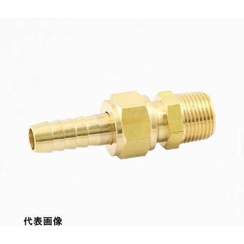 継手 配管 ネジ ねじ 建築 ASOH ホースジョイント PT3/8XΦ10.5 工事 [HS-1310] 販売単位：1