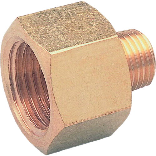 継手 配管 ネジ ねじ 建築 ASOH 異径内外ソケット PT1/8外XPT1/4内 工事 [NF-1012] 販売単位：1