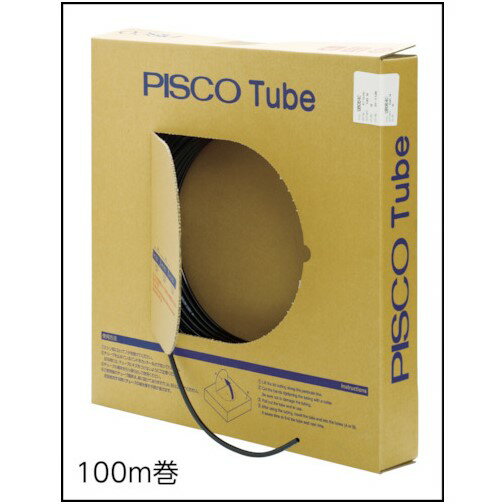 PISCO ナイロンチューブ 黒 8X6.0mm 20M [NA0860-20-B] 販売単位：1