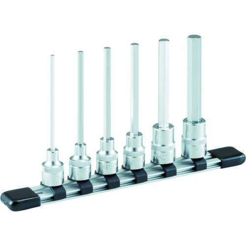 Rakuten - TONE ロングヘキサゴンソケットセット(ホルダー付) 6pcs 差込角9.5mm [HH306L] 販売単位：1 送料無料