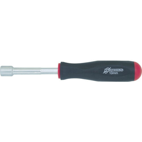 0037231384760｜389-3197 [BN10M] 1本販売こちらの商品はメール便対応商品です。メール便対応数：35（※1回のご注文で対応数の合計が101以上だとメール便は対応できませんので予めご了承下さい。) システム上、送料無料と表記されていても、沖縄県・離島宛、大型商品は追加料金をいただく場合があります。別途費用が発生する場合、システムの都合上ご購入時の自動配信メールには追加料金が含まれておりません。当店でご注文内容を確認し、別途メールにてご請求金額を連絡致します。商品画像については実際の製品と異なる場合がございます。あくまでも商品のスペックをご確認の上ご注文をお願いいたします。※この商品は受注発注の商品です。その為メーカーに在庫がない場合がございます。その場合は大変申し訳ございませんがキャンセルとさせて頂きます。予めご了承下さい。389-3197特長ボンダスオリジナルのコンフォートグリップにより、握りやすく小さな力で最大のトルクが得られます。ブレード部が六角のため、ペンチ・モンキーレンチで工具を回すことができます。用途ナットの締付けに。仕様軸長(mm)：77全長(mm)：184対辺(mm)：10軸径(mm)：9.3根元六角サイズ(mm)：7.9外周(mm)：14柄径(mm)：28材質_仕上軸：特殊鋼グリップ：ポリプロピレン樹脂、サーモプラスチックラバーブレード：クロムバナジウム鋼グリップ：ゴム、樹脂質量108.000G注意工具を安全に使っていただくため、作業時は必ず保護メガネを着用してください。パイプやメガネレンチなどを使っての作業はしないでください。原産国アメリカJANコード0037231384760「ルーペスタジオ」では、拡大鏡(虫眼鏡/ルーペ)、双眼鏡、単眼鏡、望遠鏡などのレンズ製品を主に取り扱っております。工具製品は常には在庫しておらずお取りよせとなります。ご了承下さい。ソケットドライバー ソケットドライバーBONDHUS ナットドライバー 関連商品へ