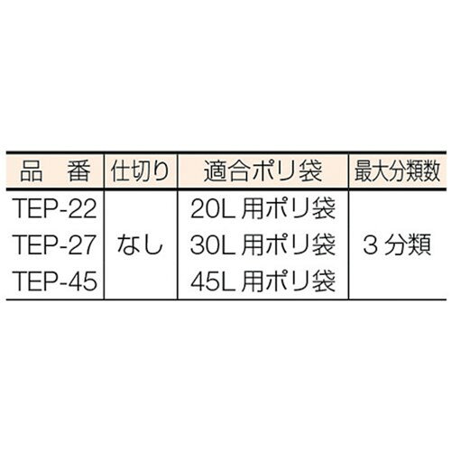 TRUSCO トラスコ中山 ペダルペールスリム 45L [TEP-45] 販売単位:1 送料無料 [2]