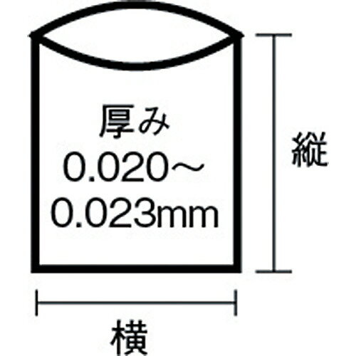 サニパック HT41容量表記入り白半透明ゴミ袋45L 10枚 [HT41-HCL] 販売単位：1