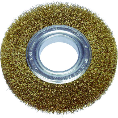 LESSMANN ホイルブラシ 200mm 0.3 真鍮メッキ鋼線 [366762] 販売単位：1 送料無料