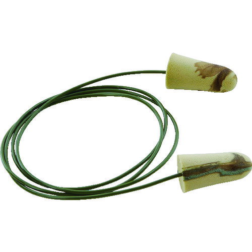 MOLDEX 使い捨て耳せん CAMO PLUGS 6609 コード付き [6609] 販売単位：1