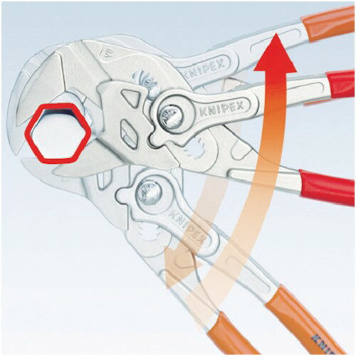 KNIPEX プライヤーレンチ すべり止めなし 125mm [8603-125] 販売単位：1 送料無料
