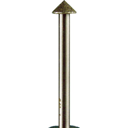 4571130851931｜498-7306 [AD2642] 1本販売商品画像については実際の製品と異なる場合がございます。あくまでも商品のスペックをご確認の上ご注文をお願いいたします。※この商品は受注発注の商品です。その為メーカーに在庫がない場合がございます。その場合は大変申し訳ございませんがキャンセルとさせて頂きます。予めご了承下さい。498-7306特長ダイヤモンド砥粒の突出しが大きく切れ味に優れています。仕上げ面粗さを特に要求されない粗研削加工に最適です。仕様粒度(#)：120刃径(mm)：6刃長(mm)：3軸径(mm)：3全長(mm)：43最高使用回転数(rpm)：67000形状：円錐90°鈍角先端角(°)：90仕様2適合素材：セラミックス、ガラス、工具鋼、合金鋼、超硬合金、サーメット質量6.000G原産国日本JANコード4571130851931「ルーペスタジオ」では、拡大鏡(虫眼鏡/ルーペ)、双眼鏡、単眼鏡、望遠鏡などのレンズ製品を主に取り扱っております。工具製品は常には在庫しておらずお取りよせとなります。ご了承下さい。ダイヤモンドバー ダイヤモンドバーMinimo 電着ダイヤモンドバー＃120 関連商品へ